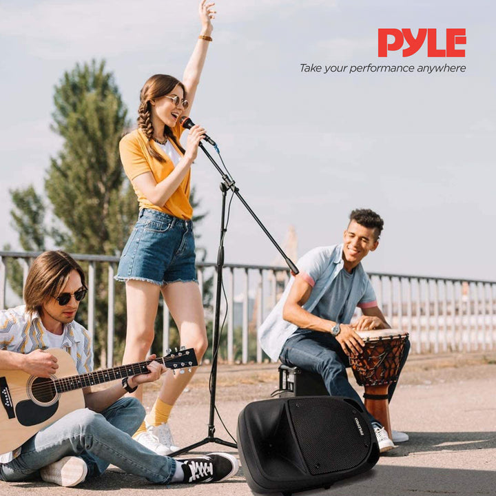 Pyle PSBT85A 800W Bluetooth Karaoke Speaker w/ Wireless Microphone & Remote - VMInnovations