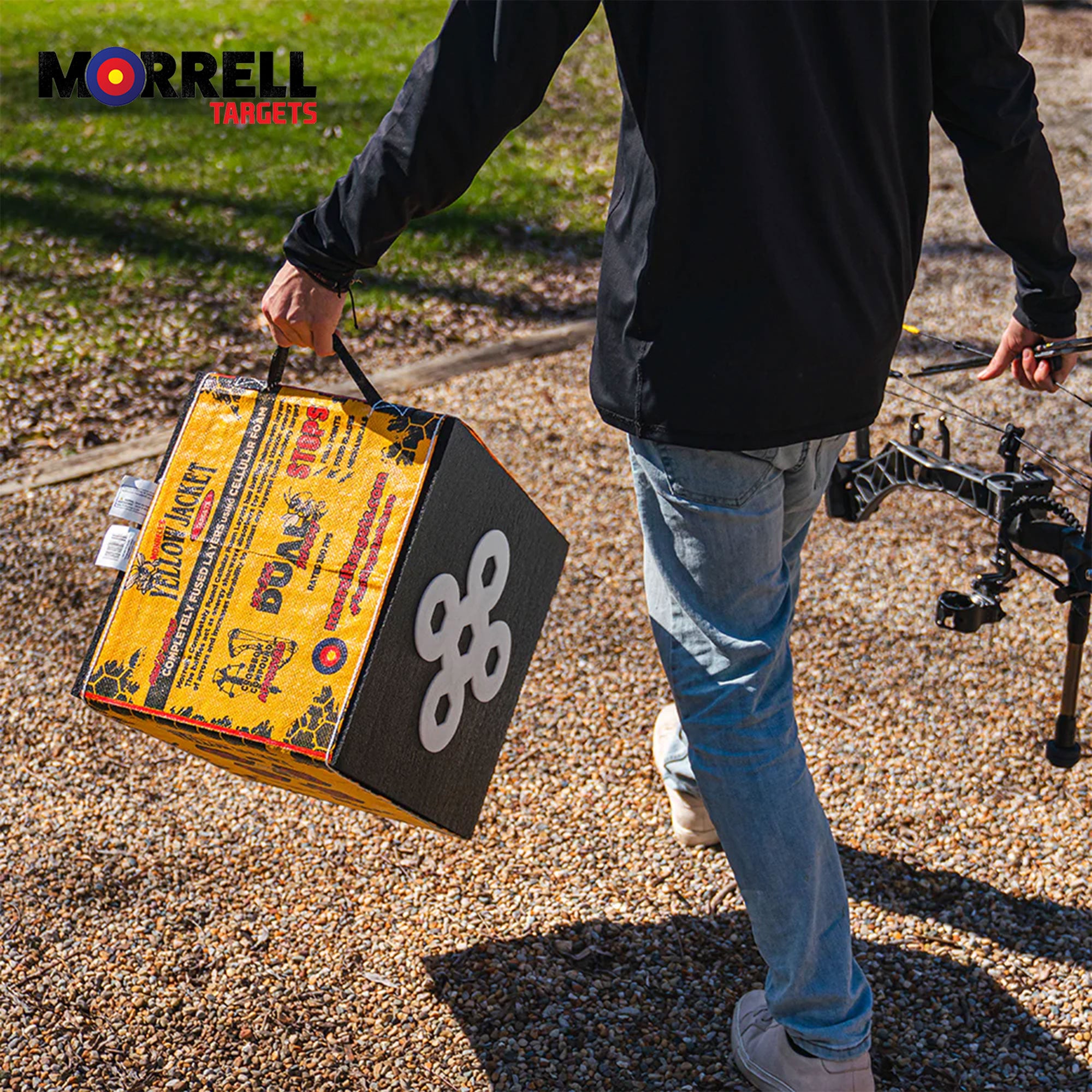 Morrell Yellow Jacket Dual Threat 350 FPS Foam Archery Target Block for All Bows