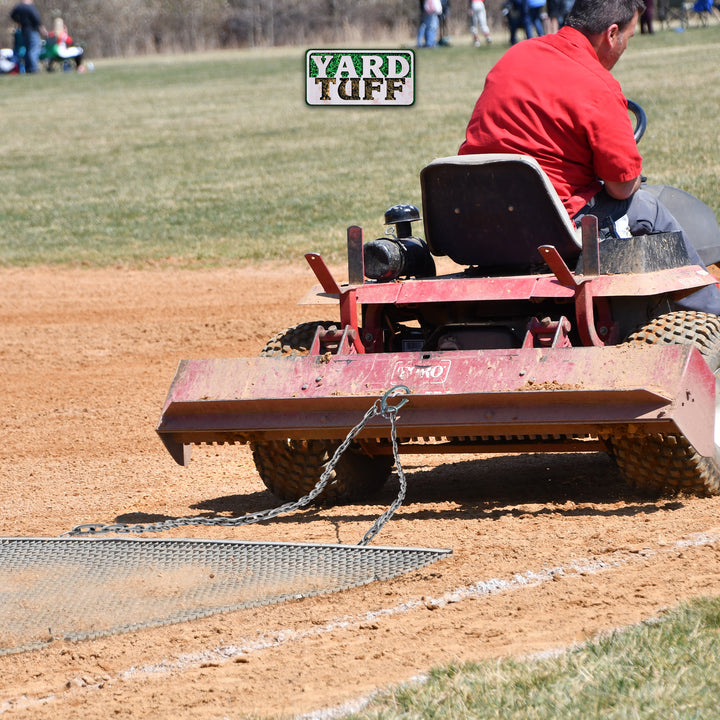 Yard Tuff ATV/UTV 4x4 Ft Zinc & Steel Field Surface Leveling Drag Mat(Open Box)