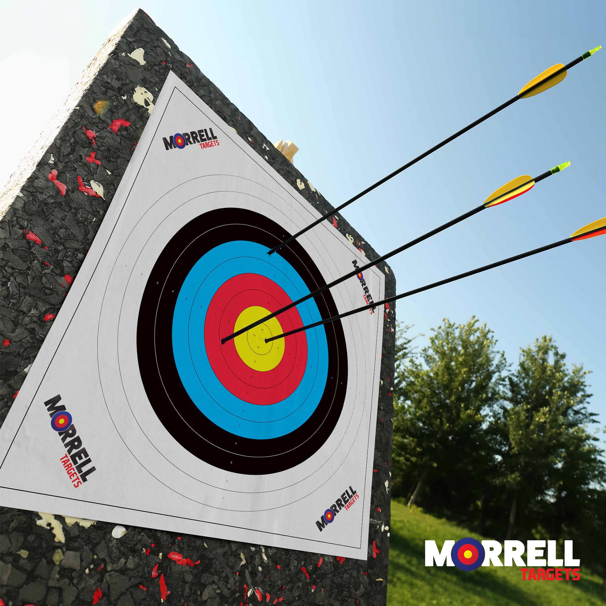 Morrell Targets 80 Cm Paper Archery Target Face with Heavy Card Stock (Open Box)
