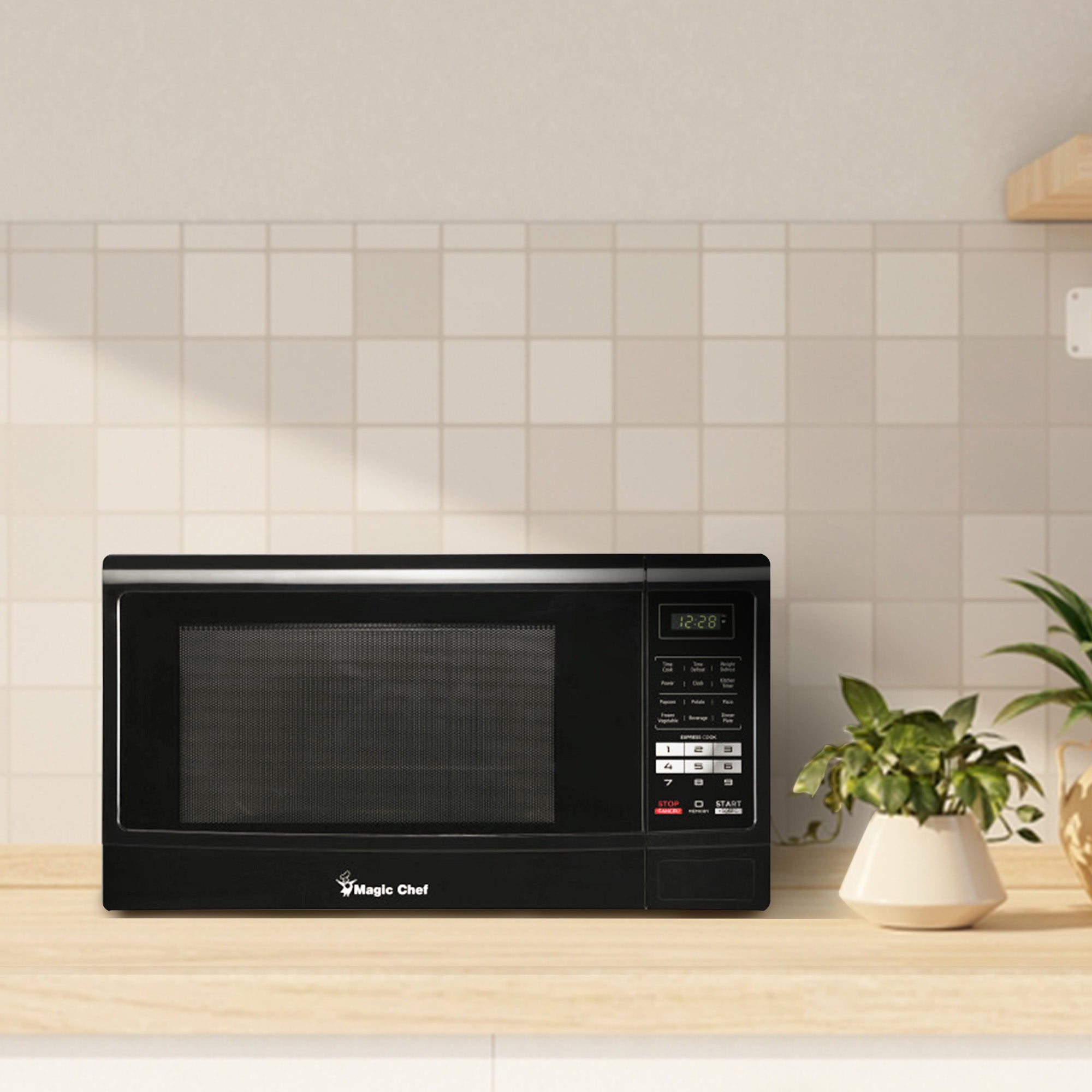 Magic Chef Microwave Oven w/6 Cook Modes & 11 Power Levels,Black(Used) - VMInnovations