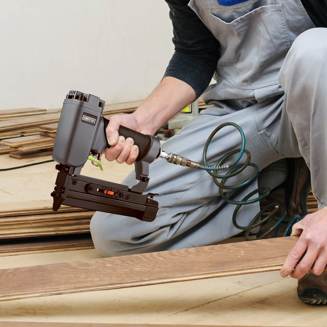 Master Mechanic Headless Micro Pin Nailer, Pneumatic 23 Gauge Hand Tool Set - VMInnovations