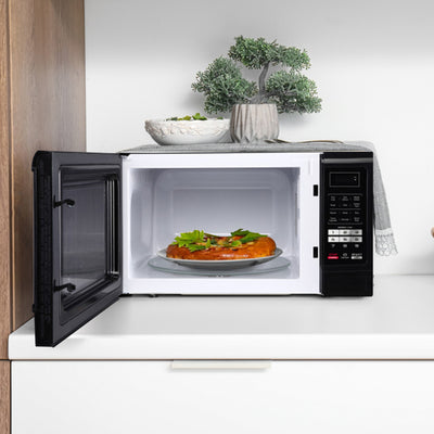 Magic Chef Microwave Oven w/6 Cook Modes & 11 Power Levels,Black(Used)