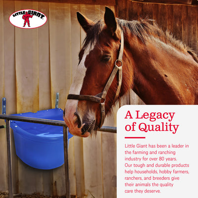 Little Giant 4 Gal Float Controlled Waterer Livestock Water Trough (For Parts)