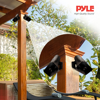 Pyle 6" Portable PA Speaker for Indoor/Outdoor Use, 50W Power, Black (Open Box)