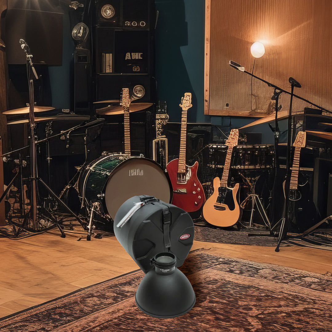 SKB 12" x 12" Tom Case with Padded Interior and D-Shaped Drum Design, Black - VMInnovations