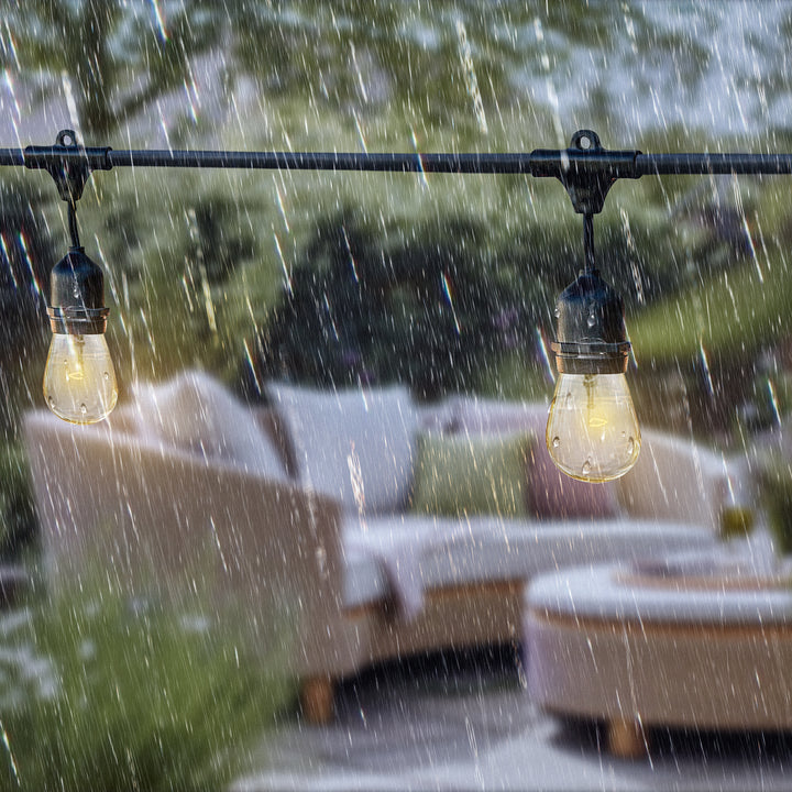 Globe 24ft 11 Watts Dublin Incandescent Vintage String 12 Bulb Light Set (Used)