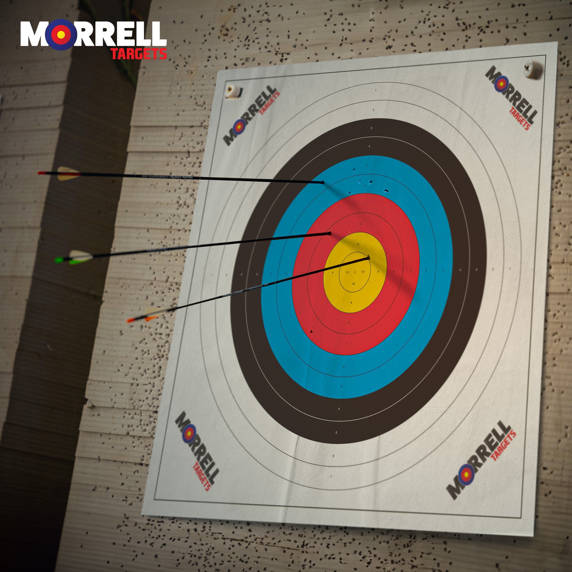 Morrell Targets 80 Cm Paper Archery Target Face with Heavy Card Stock (100 Pack)