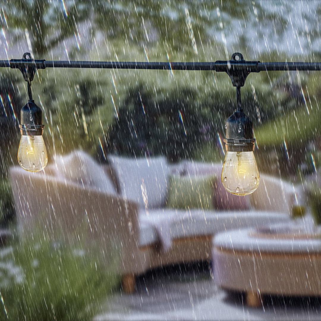 Globe 24ft 11 Watts Dublin Incandescent Vintage String 12 Bulb Light Set (Used) - VMInnovations