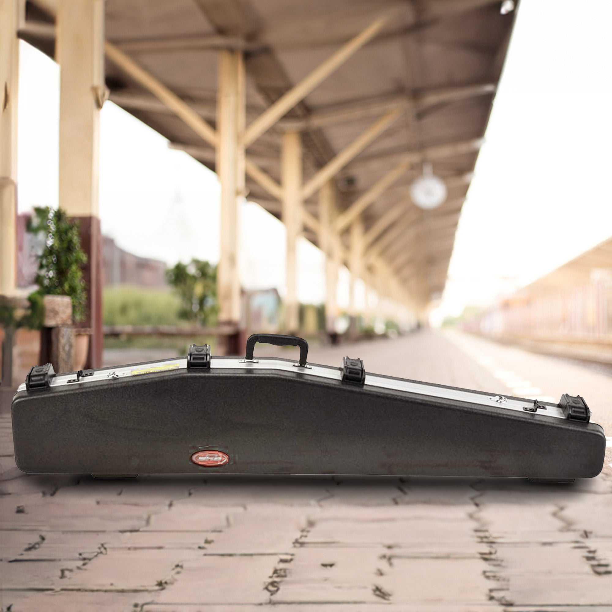 SKB Cases Hard Plastic Exterior ATA Single 48 Inch Scoped Rifle Case (Open Box) - VMInnovations