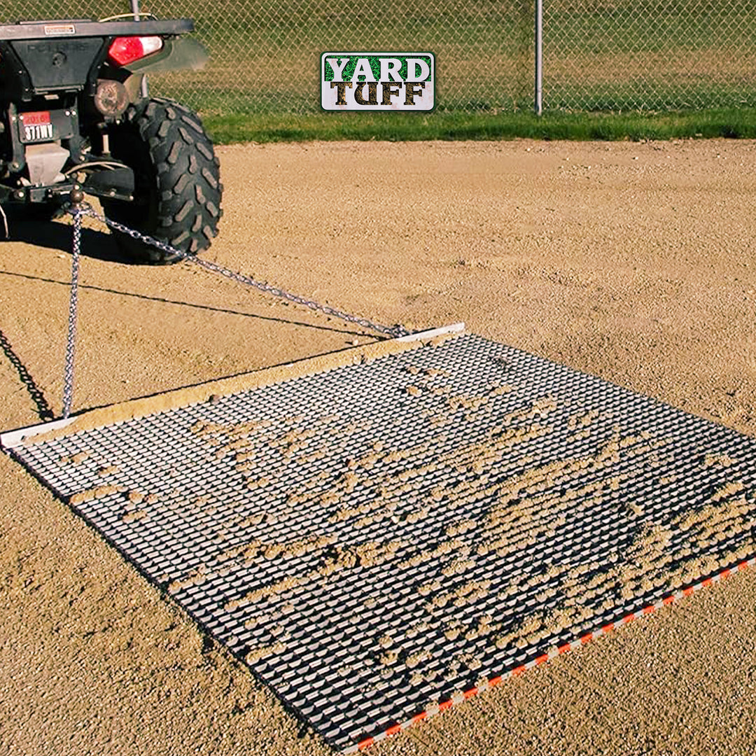 Yard Tuff ATV/UTV 4x4 Ft Zinc & Steel Field Surface Leveling Drag Mat(Open Box)