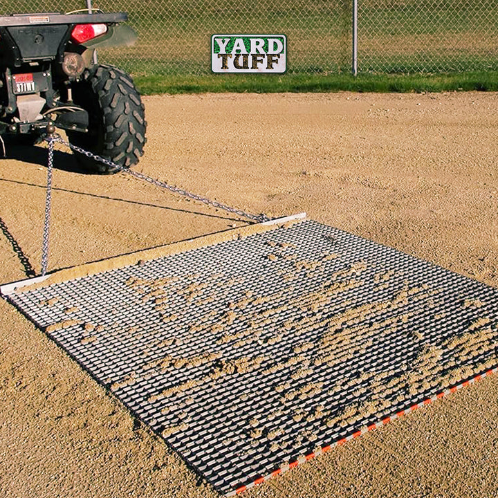 Yard Tuff ATV/UTV 4x4 Ft Zinc & Steel Field Surface Leveling Drag Mat(Open Box)