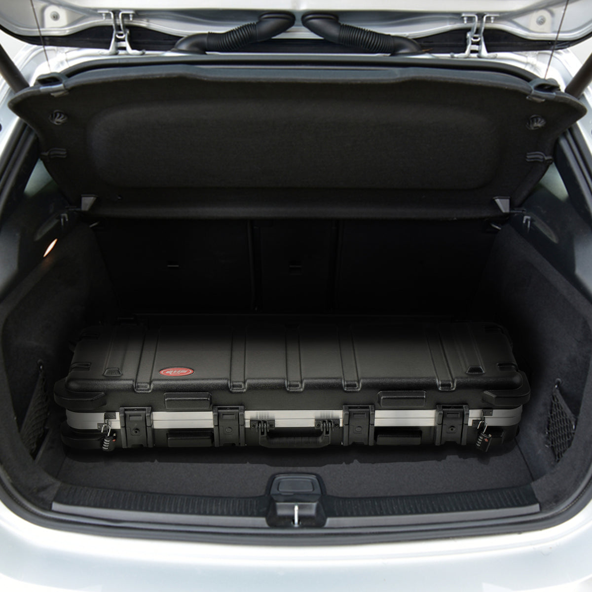 SKB Cases 4009 Hard Exterior Waterproof Short Double Rifle Transport Case, Black - VMInnovations