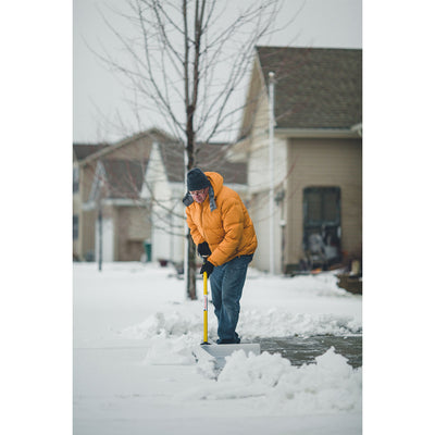 THE SNOWPLOW The Original 36 Inch Wide Poly Blade Snow Pusher Shovel with Handle - VMInnovations