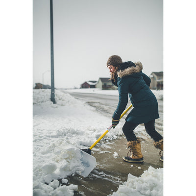 THE SNOWPLOW The Original 36 Inch Wide Poly Blade Snow Pusher Shovel with Handle - VMInnovations