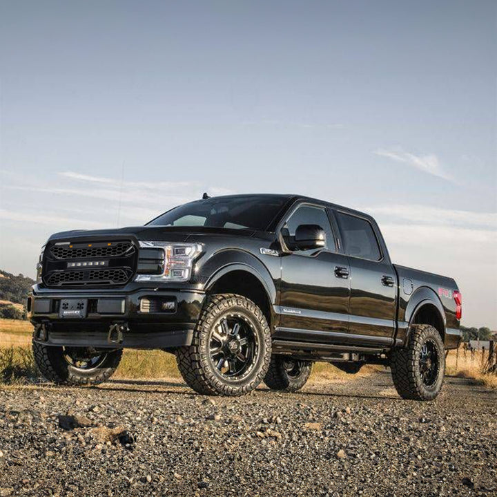 AMERICAN MODIFIED Armor Grille w/21-23 Ford F150, Glossy Black (Open Box)