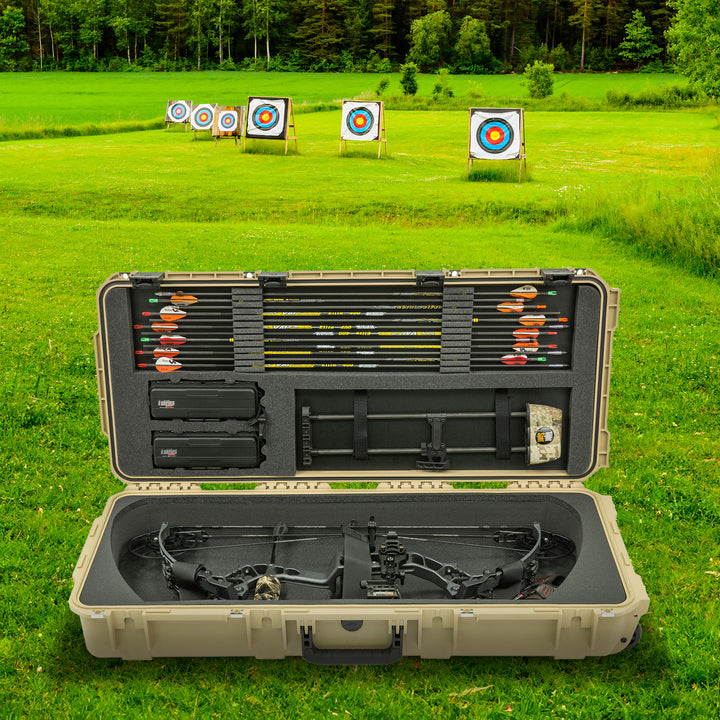 SKB Cases 34.5 Inch Mathews Small Parallel Limb Bow Case, Desert Tan (Open Box)