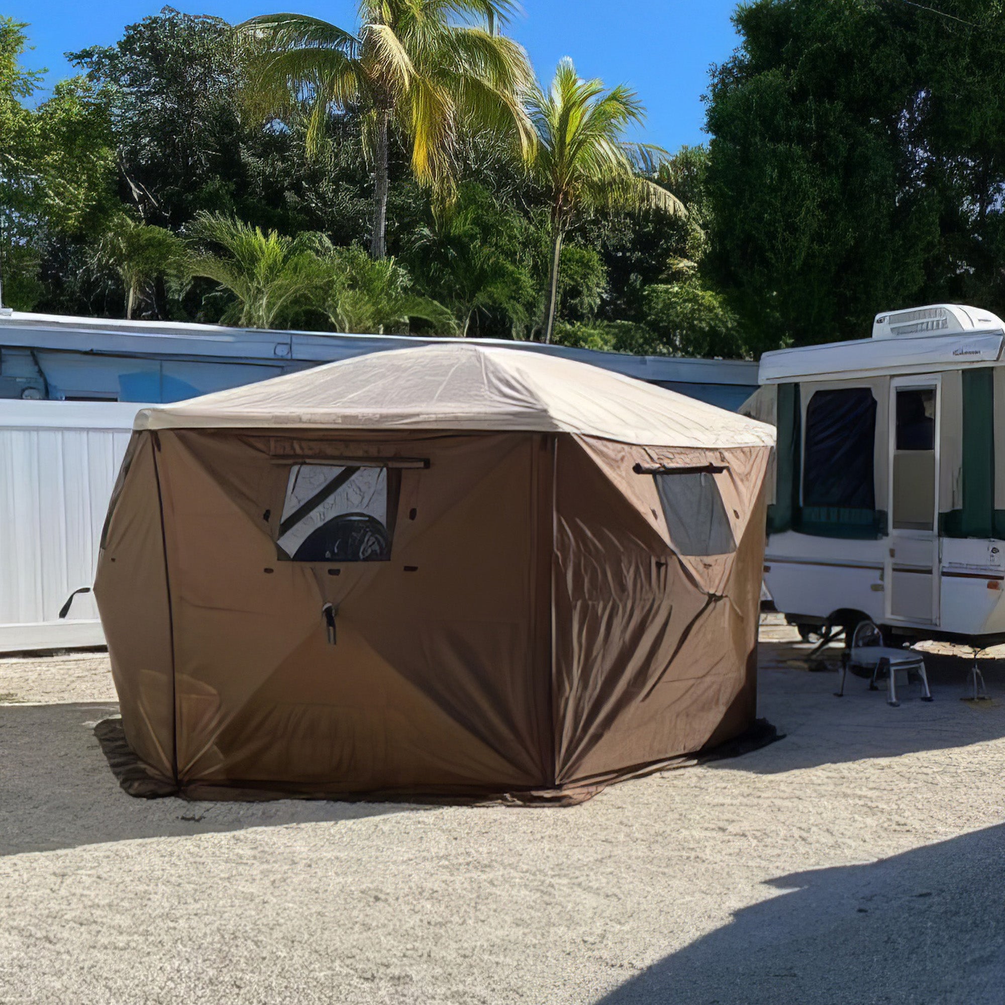 CLAM Quick-Set Screen Hub Tent Wind & Sun Panels, Accessory Only, 3 PK(Open Box) - VMInnovations