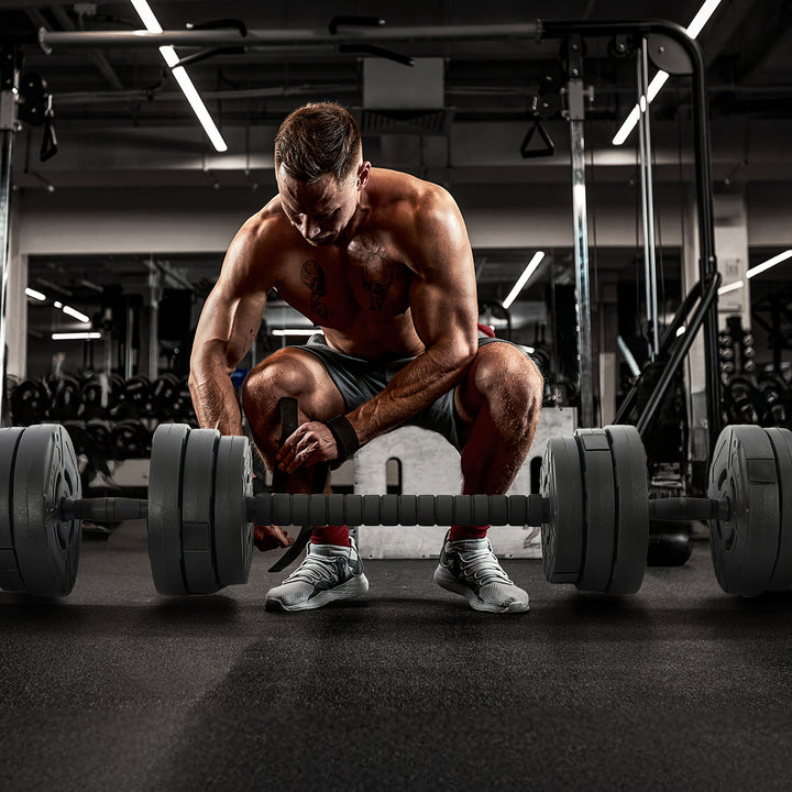 Fitvids 2 in 1 Adjustable Dumbbell Set, 60lbs Free Weights Set with Connector - VMInnovations