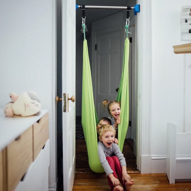 Playzone Kidtrix Doorway Deluxe Swing Kit w/Adjustable Attachment for Indoor Use (Used)