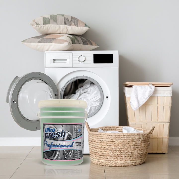 Ultra Fresh Professional 5 Gal Fabric Softener, Up to 640 Loads, Fresh Scent - VMInnovations