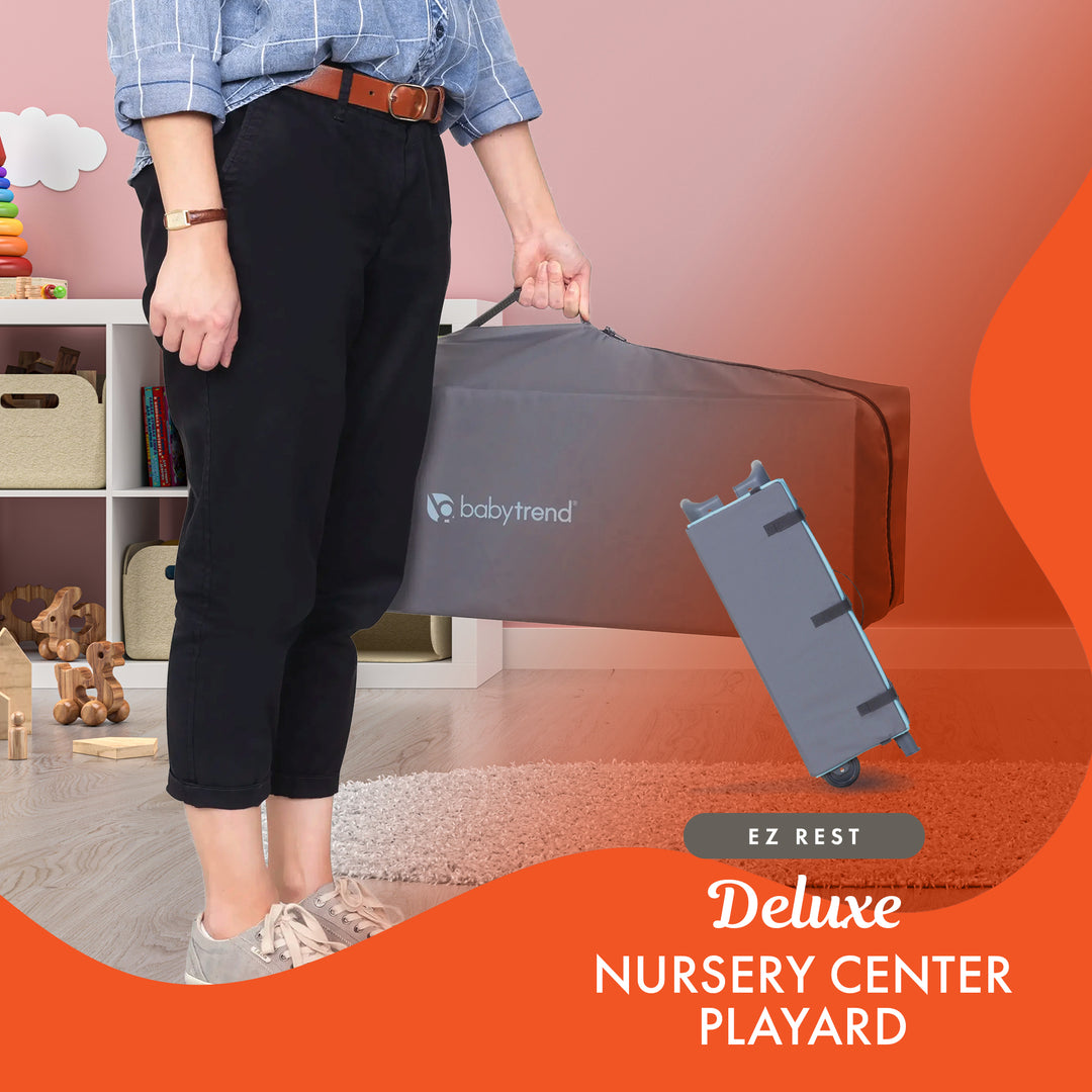 Baby Trend EZ Rest Deluxe Nursery Center Playard Full Size Bassinet (Open Box)