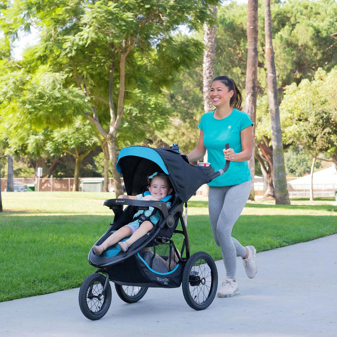 Baby Trend Expedition Race Tec Plus Lightweight Jogger Stroller, Ultra Marine - VMInnovations