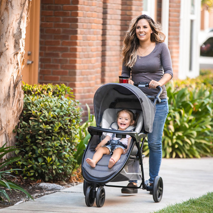 Baby Trend Stroller & EZ-Lift Infant Car Seat, EZ Ride Travel System, Dash Grey