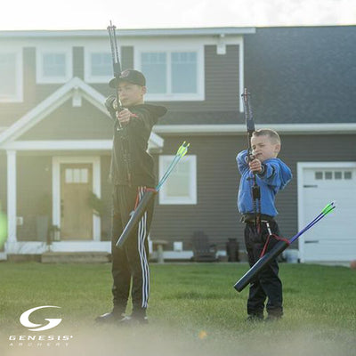Genesis Archery Original Compound Target Practice Bow Kit, Left Handed(Open Box) - VMInnovations