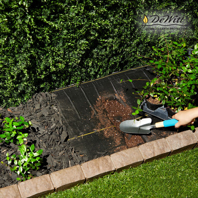DeWitt Sunbelt 3.2oz 4' x 100' Woven Weed Barrier Landscape Fabric Ground Cover - VMInnovations