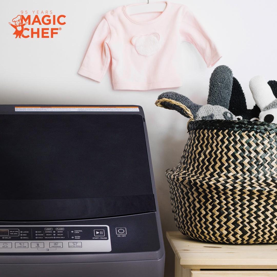Magic Chef Portable Compact Top Load Washer with 6 Fully Automatic Wash Cycles - VMInnovations