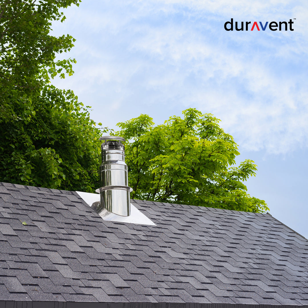 DuraVent DuraPlus 8DP-VC 8 Inch Diameter Stainless Steel Round Chimney Cap