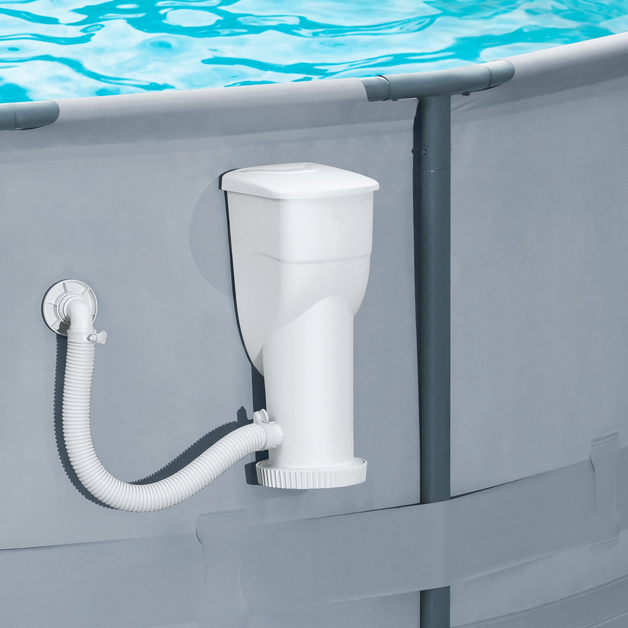 Summer Waves 1500 Gallon GFCI Filter Pump for Above Ground Pools (Open Box)