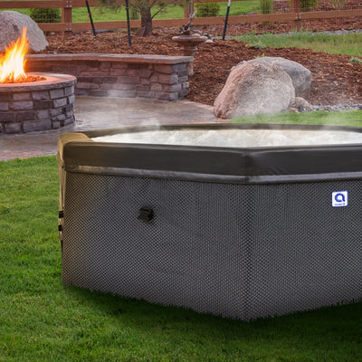 JLeisure Aegean 1,200 Liter 65in 6 Person Rigid Foam Wall Hot Tub Spa (Open Box) - VMInnovations