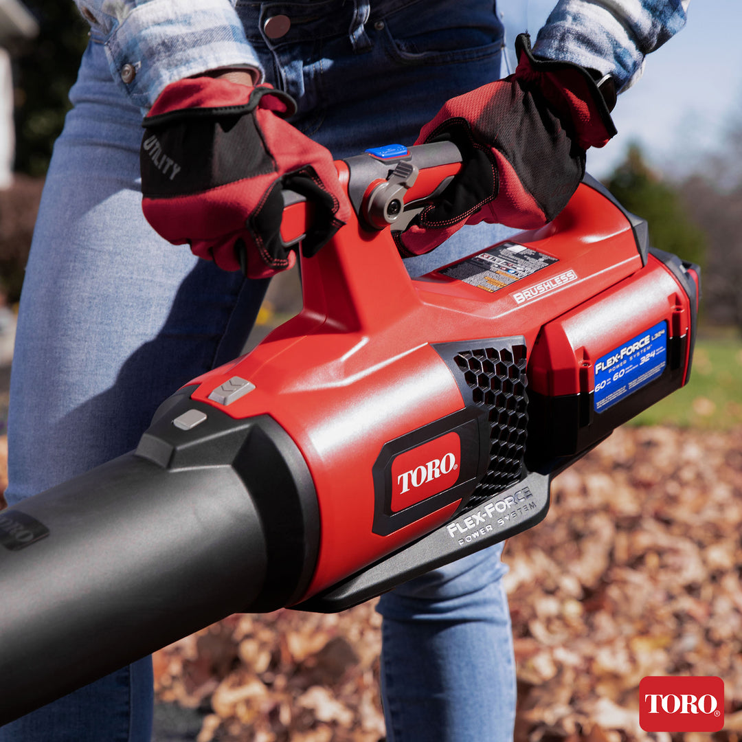 60V Brushless Cordless Handheld Leaf Blower w/ 4 Ah Battery & Charger (Open Box)