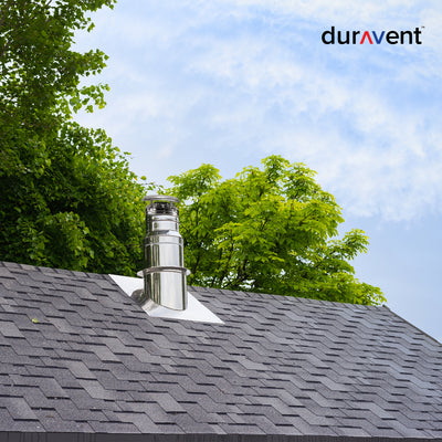 DuraVent DuraPlus 8" Diameter Stainless Steel Round Chimney Cap (Damaged)