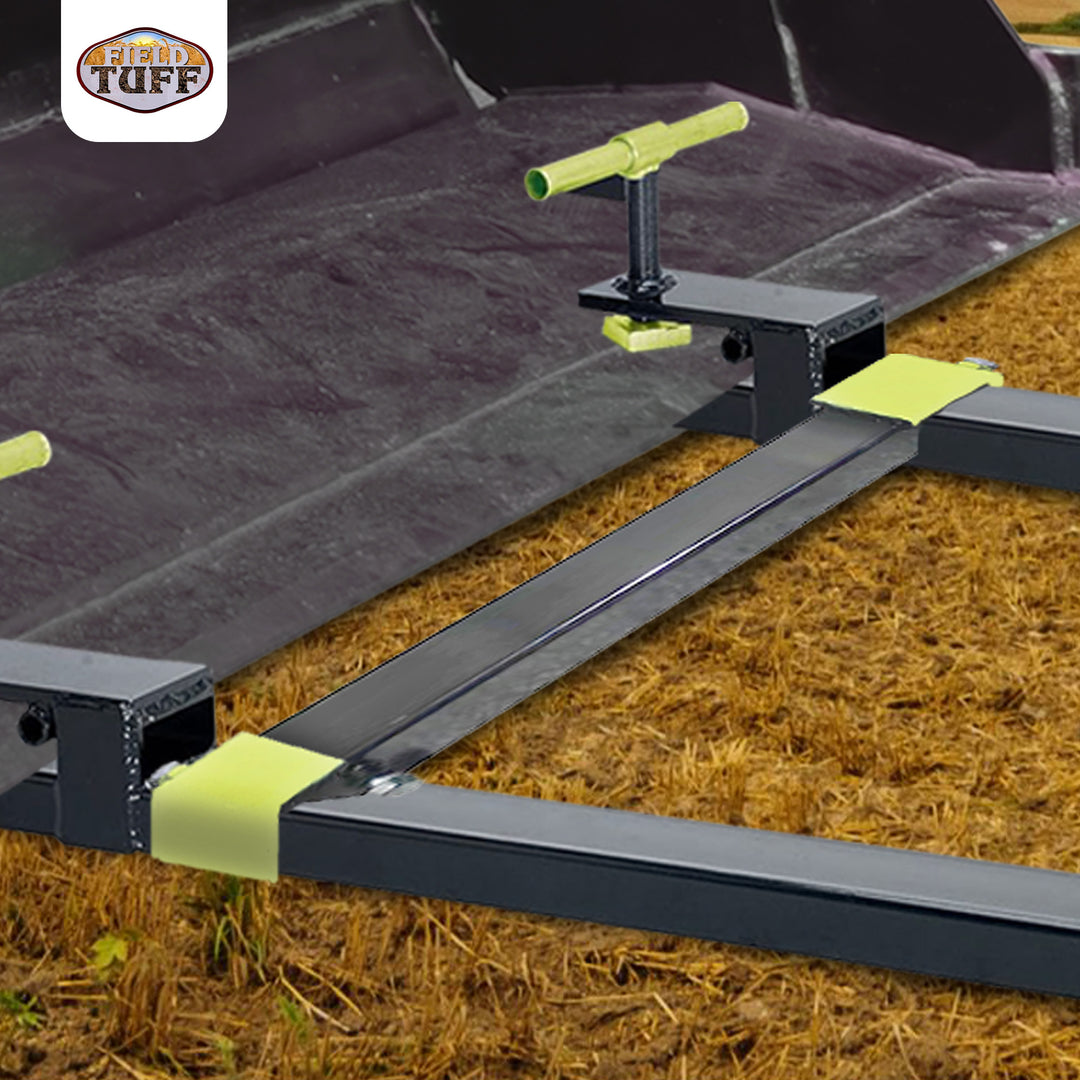 Field Tuff Fork Stabilizer Heavy Duty Clamp-On Adjustable Accessory, 1600 Pound - VMInnovations