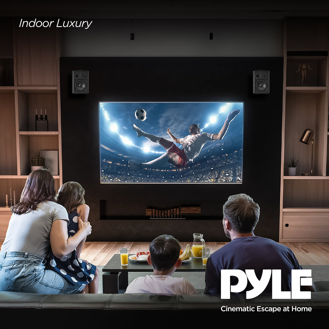 Pyle Audio Wall Mount 6.5" Waterproof Bluetooth Indoor & Outdoor Speaker System - VMInnovations