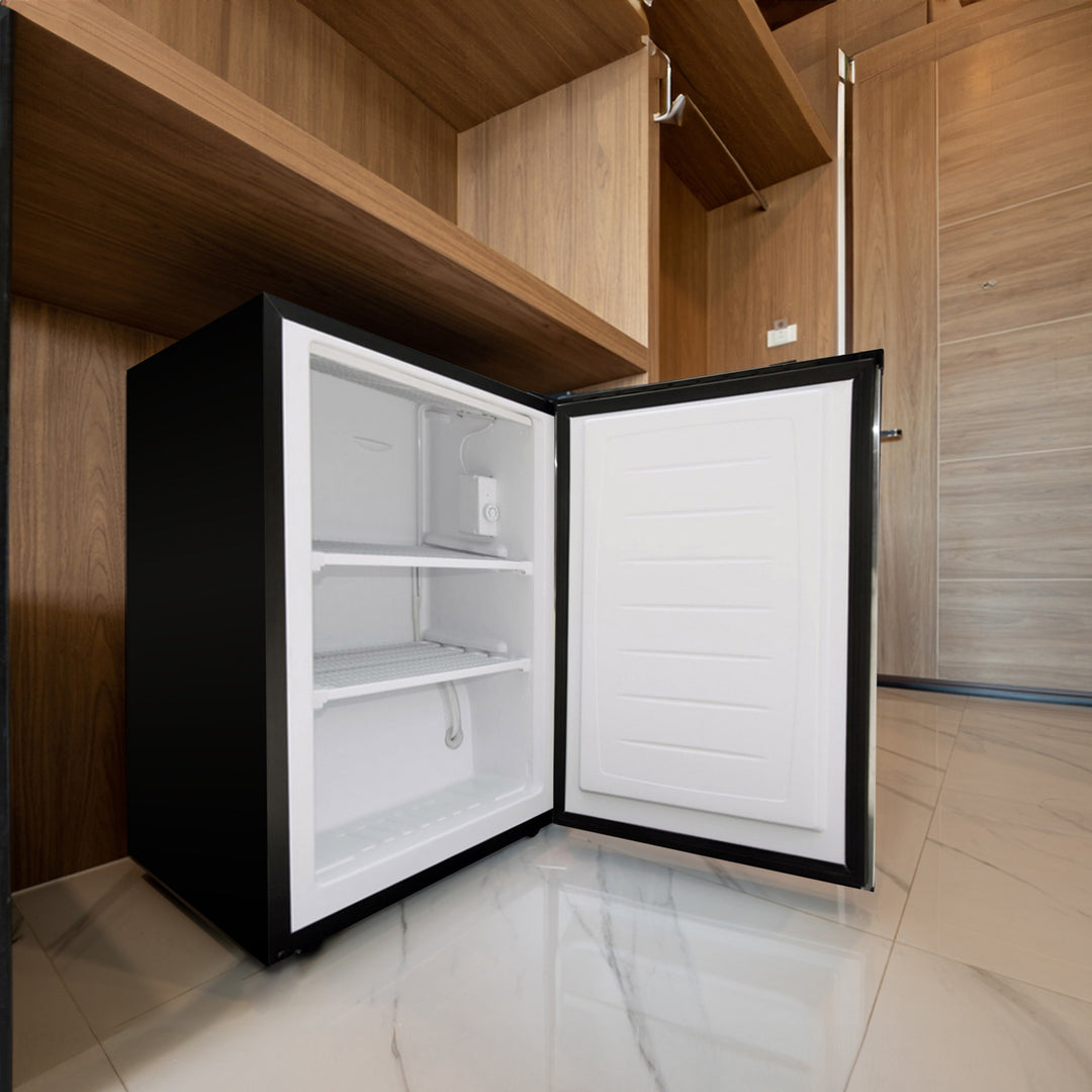 Magic Chef MCUF3S2 3 Cubic Foot Deep Small Mini Upright Freezer, Stainless Steel - VMInnovations