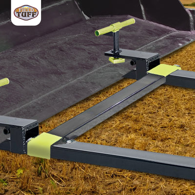 Field Tuff Fork Stabilizer Heavy Duty Clamp-On Adjustable Accessory, 1600 Pound - VMInnovations
