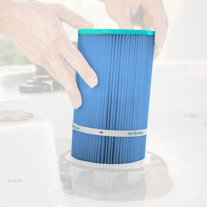 Hurricane HF4950-01M Elite Pool Spa Filter Cartridge Replacement, Blue(Open Box)