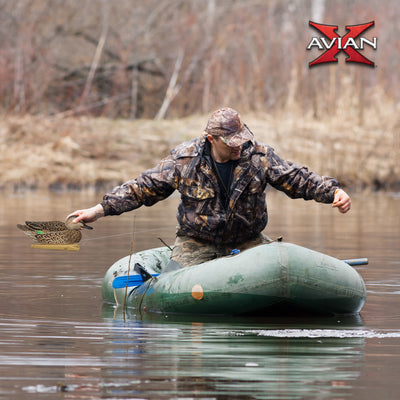 Avian X Topflight Green-Winged Teal Duck, Floating Decoys, 6pc (Open Box) - VMInnovations