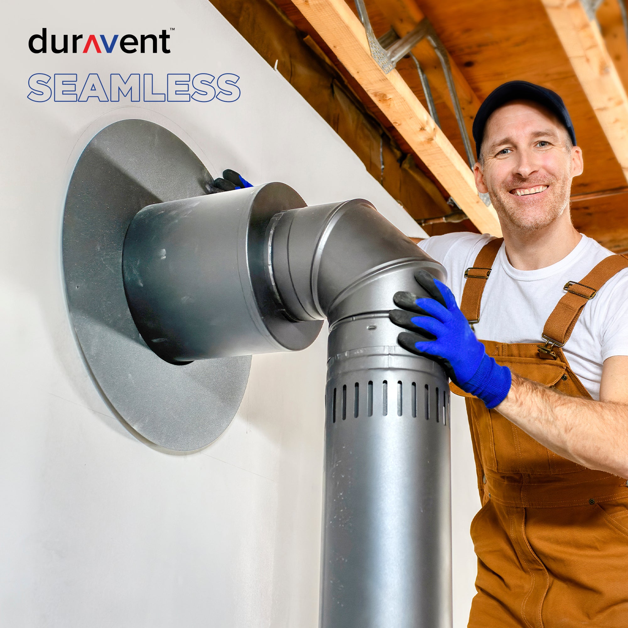 DuraVent 6DVL-E90 DVL Galvanized Double Wall Stove Pipe 90 Degree Elbow (Used) - VMInnovations