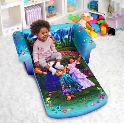 Marshmallow Furniture Kids 2-in-1 Flip Open Foam Sofa Bed, Encanto (Open Box) - VMInnovations