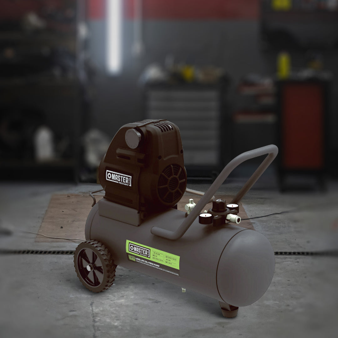 Master Mechanic 8Gal Portable Oil Free Air Compressor w/Enclosed Motor(Open Box) - VMInnovations