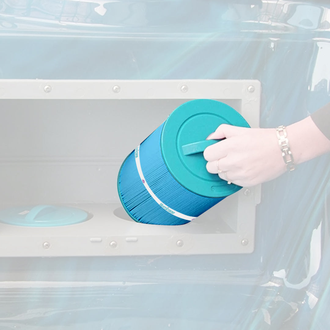 Hurricane HF4950-01M Elite Pool Spa Filter Cartridge Replacement, Blue(Open Box)