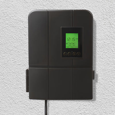 Fusion 120 Watts Low Voltage Stake Light Transformer with Built-In Timer, Black - VMInnovations