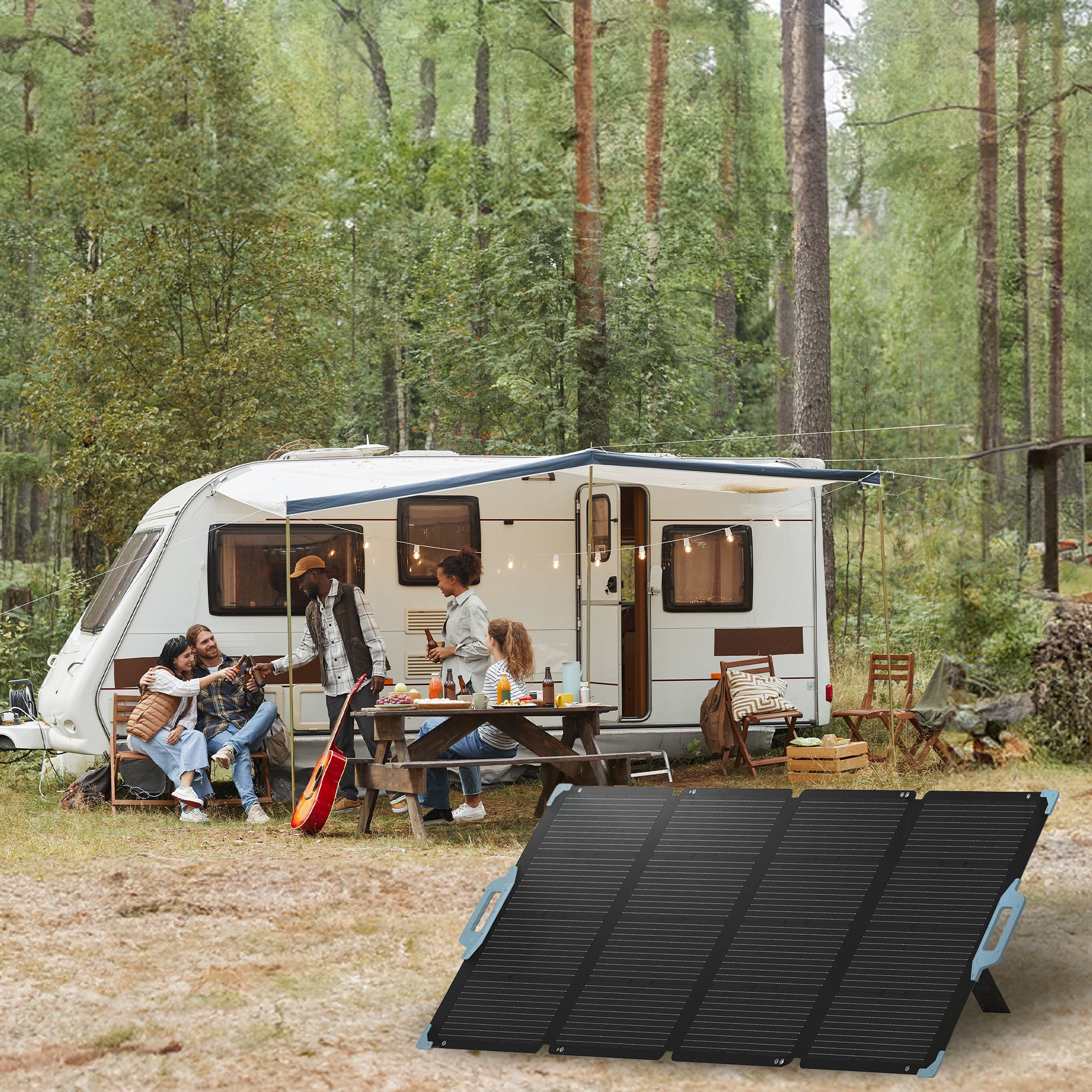 Renogy 220 Watt Foldable Solar Panel w/Kickstand & Carry Handles (For Parts) - VMInnovations