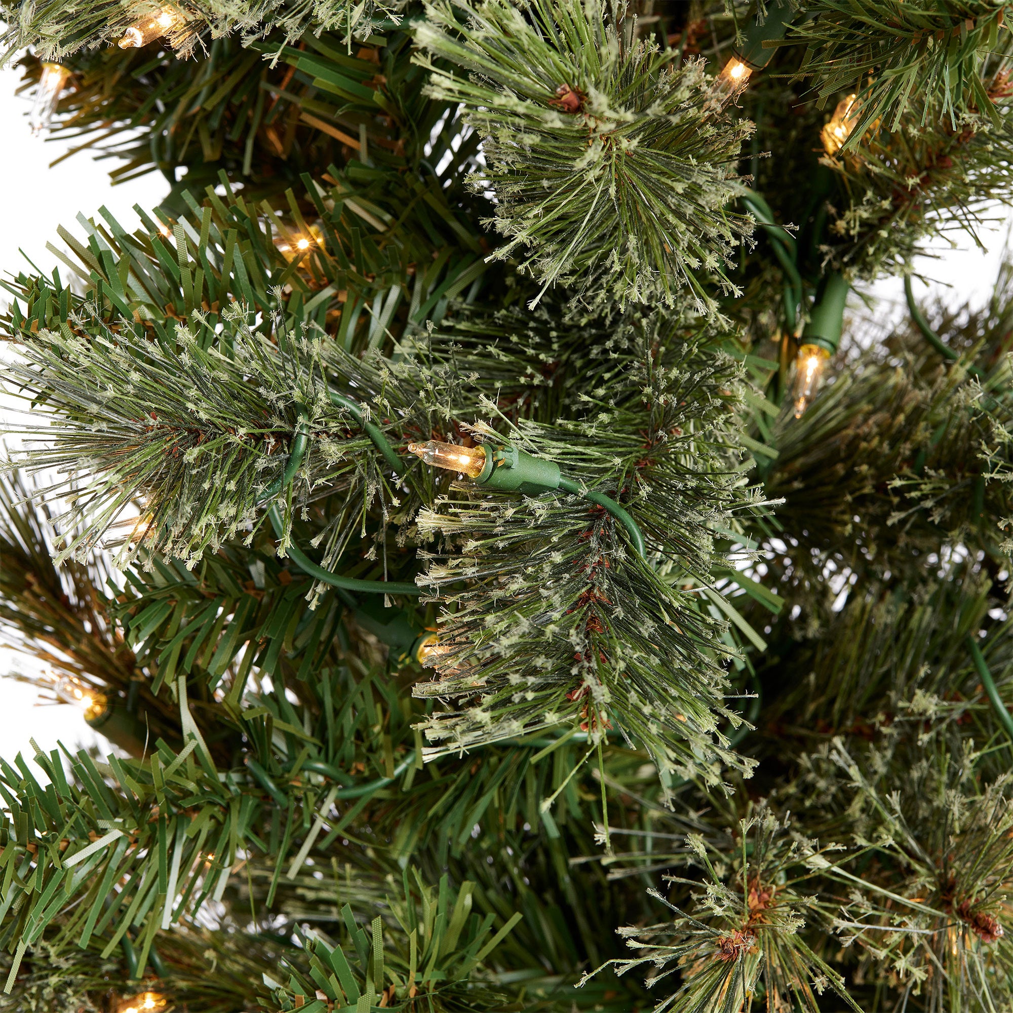 Home Heritage 7' Pine Artificial Christmas Tree, PreLit 350 Clear Lights(Used) - VMInnovations