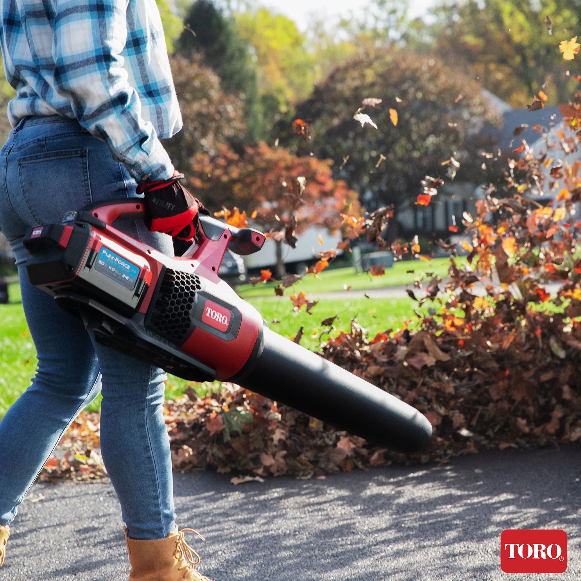 60V Brushless Cordless Handheld Leaf Blower w/ 4 Ah Battery & Charger (Open Box) - VMInnovations